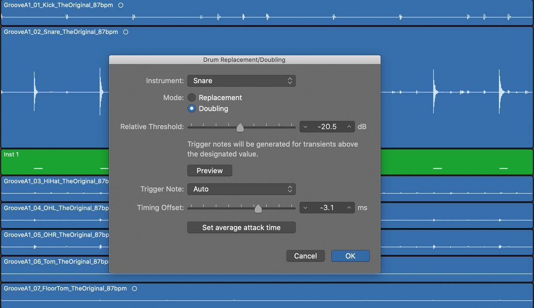 Drum Replacement & Doubling Tool - Improve Logic Drum Mixes