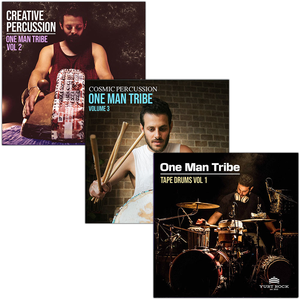 The One Man Tribe Drum & Percussion Bundle - Yurt Rock