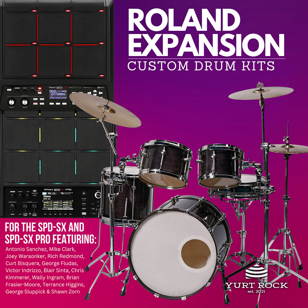 Roland SPD-SX & Pro Expansion - Drum Bundle Vol 1 - Yurt Rock