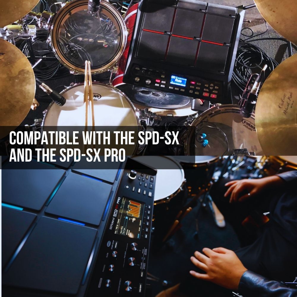 Roland SPD-SX & Pro Expansion - Drum Bundle Vol 1 - Yurt Rock